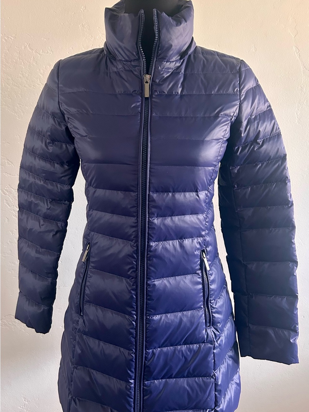 Armani Exchange Women’s Quilted Long Puffer Jacket Excellent Condition